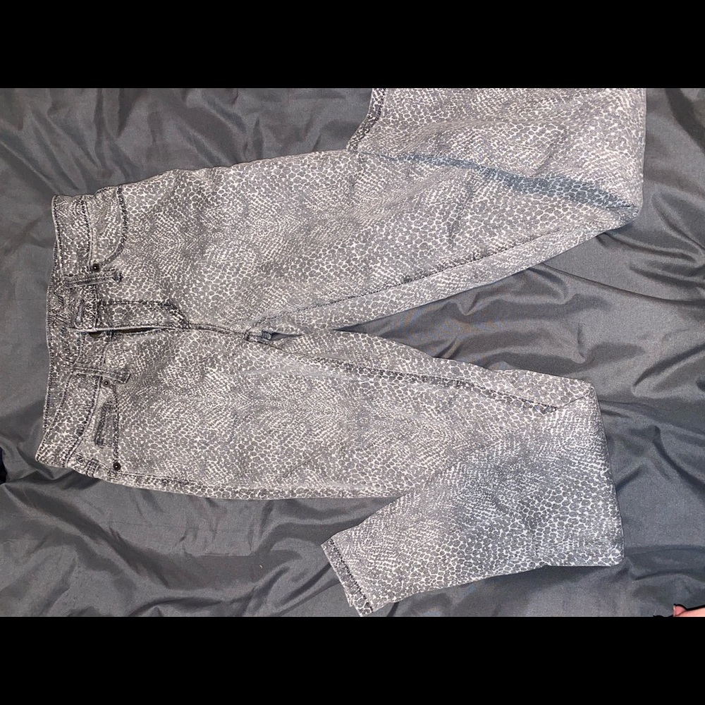 Grey Snake print pants